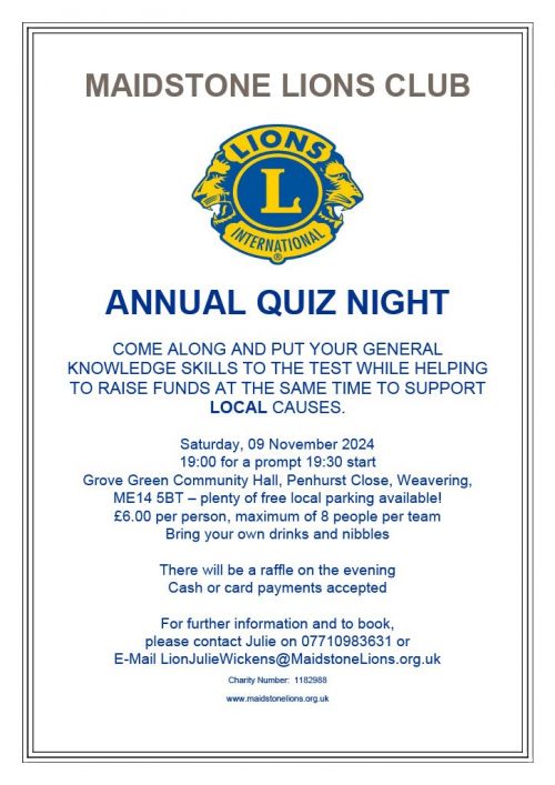 2024 Maidstone quiz